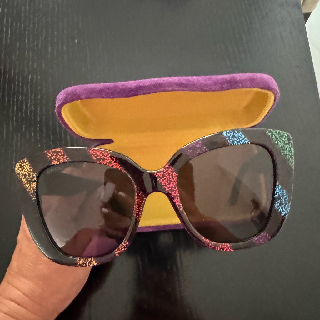 Gucci Multicolor Glitter Sunglasses